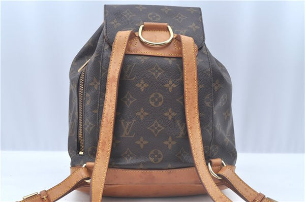 Authentic Louis Vuitton Monogram Montsouris MM Backpack M51136 LV J8966