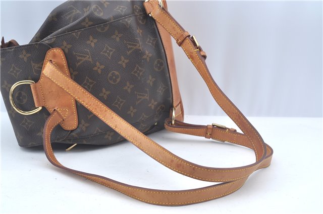 Authentic Louis Vuitton Monogram Montsouris MM Backpack M51136 LV J8966