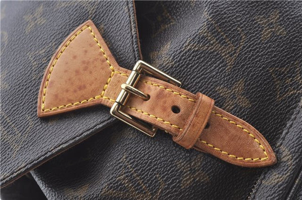 Authentic Louis Vuitton Monogram Montsouris MM Backpack M51136 LV J8966