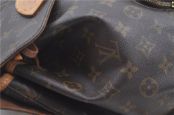 Authentic Louis Vuitton Monogram Montsouris MM Backpack M51136 LV J8966