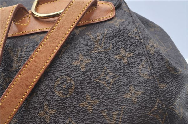 Authentic Louis Vuitton Monogram Montsouris MM Backpack M51136 LV J8966