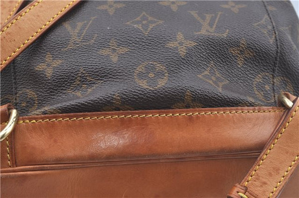 Authentic Louis Vuitton Monogram Montsouris MM Backpack M51136 LV J8966