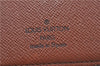 Auth Louis Vuitton Monogram Porte Monnaie Billets Viennois M61663 Wallet J8968