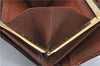 Auth Louis Vuitton Monogram Porte Monnaie Billets Viennois M61663 Wallet J8968