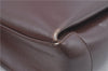 Authentic GUCCI Shoulder Hand Bag Purse Leather Brown J8969