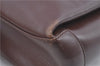 Authentic GUCCI Shoulder Hand Bag Purse Leather Brown J8969