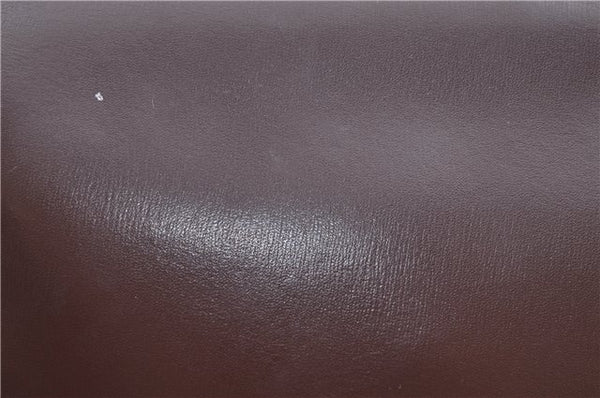 Authentic GUCCI Shoulder Hand Bag Purse Leather Brown J8969