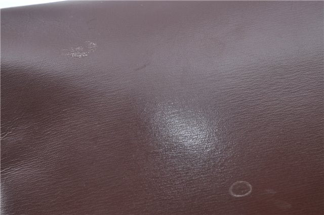 Authentic GUCCI Shoulder Hand Bag Purse Leather Brown J8969