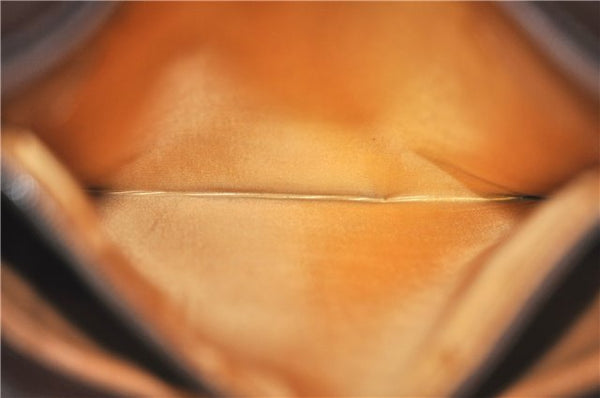 Authentic GUCCI Shoulder Hand Bag Purse Leather Brown J8969