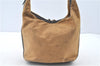 Authentic GUCCI Web Sherry Line Shoulder Bag Canvas Leather 0014288 Beige J8971