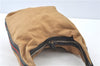 Authentic GUCCI Web Sherry Line Shoulder Bag Canvas Leather 0014288 Beige J8971