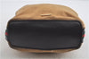 Authentic GUCCI Web Sherry Line Shoulder Bag Canvas Leather 0014288 Beige J8971