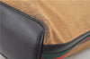 Authentic GUCCI Web Sherry Line Shoulder Bag Canvas Leather 0014288 Beige J8971
