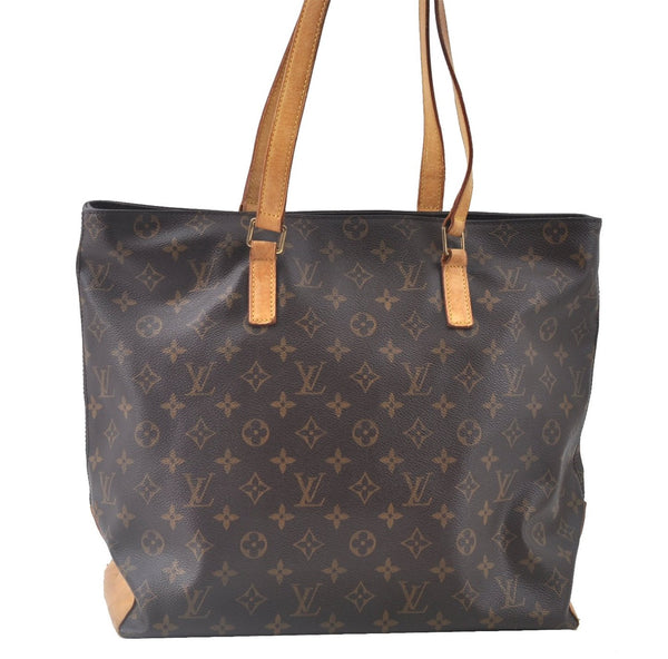 Authentic Louis Vuitton Monogram Cabas Mezzo Shoulder Tote Bag M51151 LV J8972