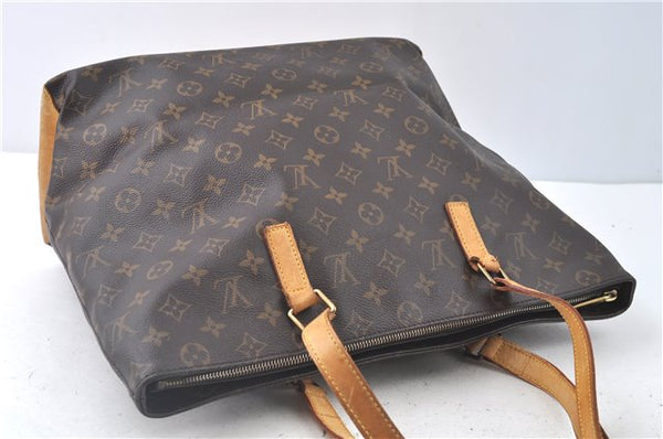 Authentic Louis Vuitton Monogram Cabas Mezzo Shoulder Tote Bag M51151 LV J8972