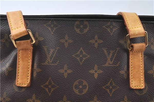 Authentic Louis Vuitton Monogram Cabas Mezzo Shoulder Tote Bag M51151 LV J8972