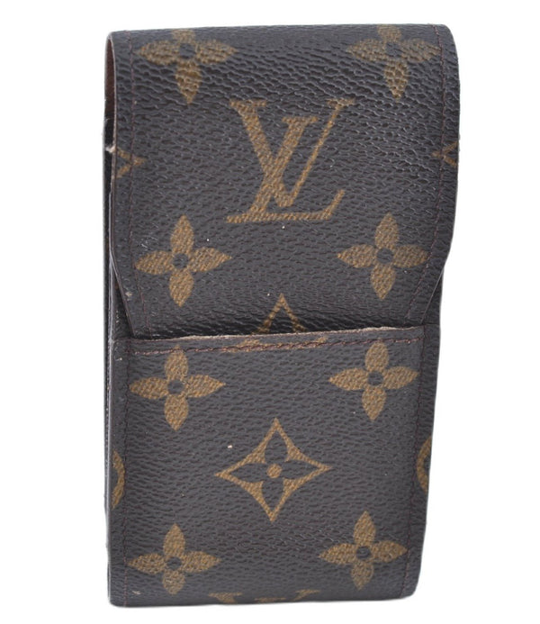 Authentic Louis Vuitton Monogram Etui Cigarette Case M63024 LV J8977