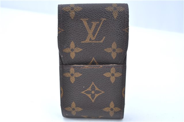Authentic Louis Vuitton Monogram Etui Cigarette Case M63024 LV J8977
