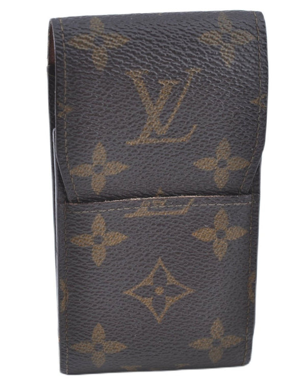 Authentic Louis Vuitton Monogram Etui Cigarette Case M63024 LV J8978