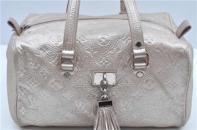 Authentic Louis Vuitton Monogram Shimmer Comete Silver M95817 LV J8979