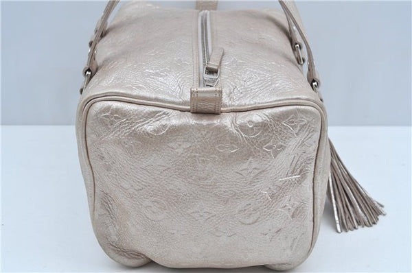Authentic Louis Vuitton Monogram Shimmer Comete Silver M95817 LV J8979