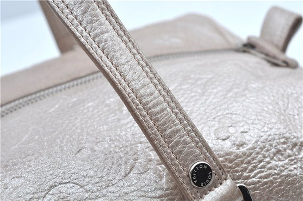 Authentic Louis Vuitton Monogram Shimmer Comete Silver M95817 LV J8979