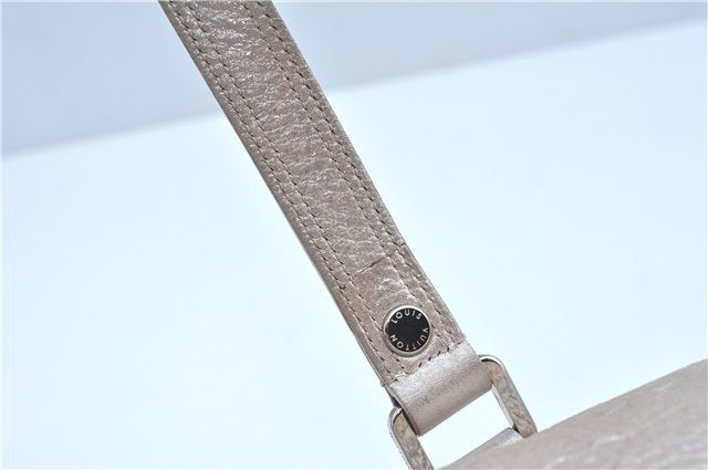 Authentic Louis Vuitton Monogram Shimmer Comete Silver M95817 LV J8979