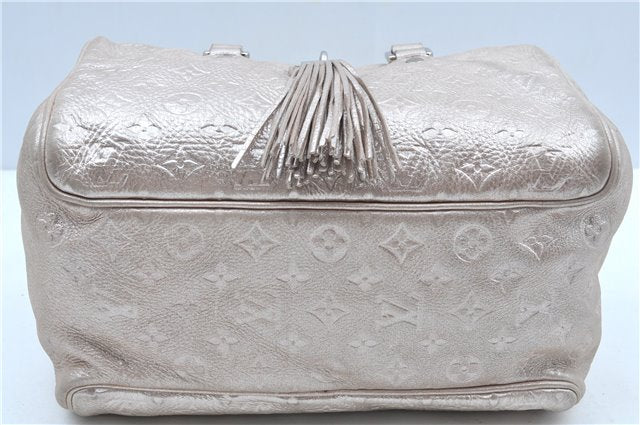 Authentic Louis Vuitton Monogram Shimmer Comete Silver M95817 LV J8979