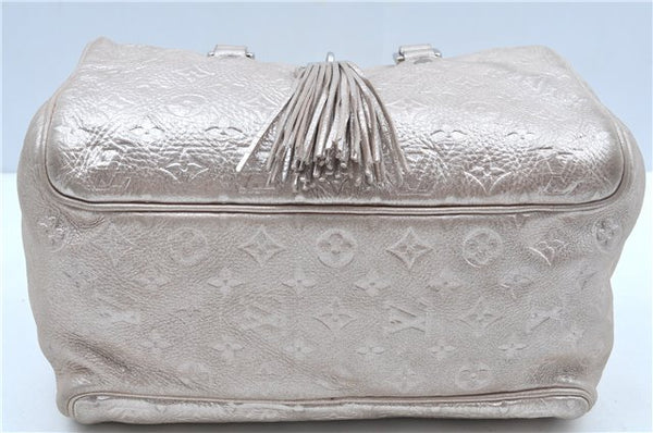 Authentic Louis Vuitton Monogram Shimmer Comete Silver M95817 LV J8979
