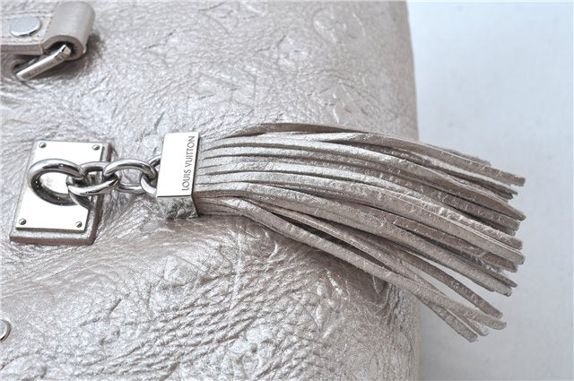 Authentic Louis Vuitton Monogram Shimmer Comete Silver M95817 LV J8979