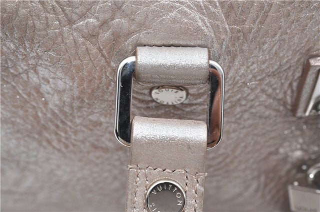 Authentic Louis Vuitton Monogram Shimmer Comete Silver M95817 LV J8979
