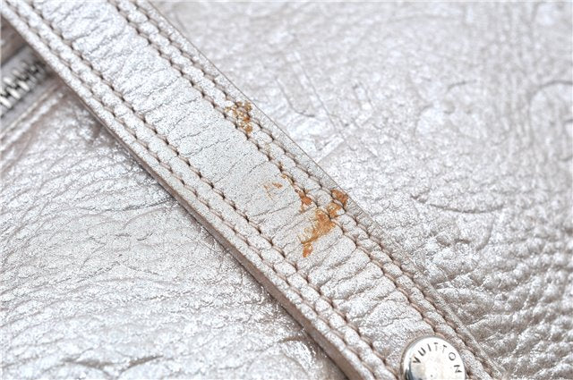 Authentic Louis Vuitton Monogram Shimmer Comete Silver M95817 LV J8979