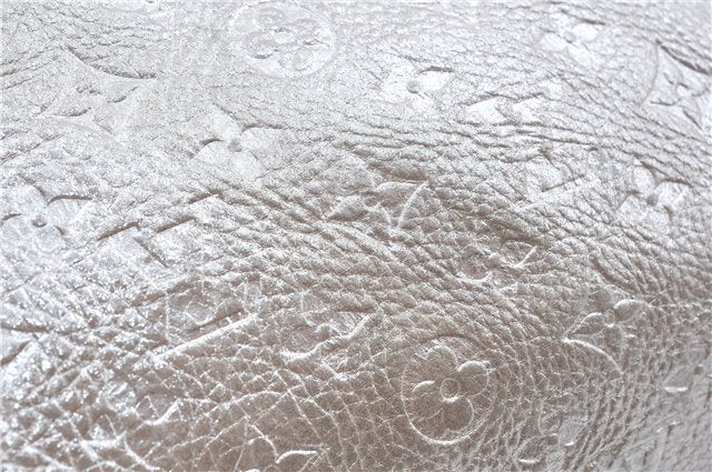 Authentic Louis Vuitton Monogram Shimmer Comete Silver M95817 LV J8979