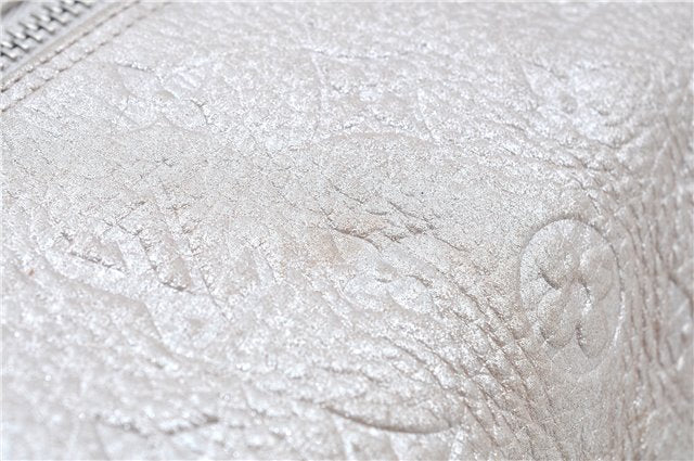 Authentic Louis Vuitton Monogram Shimmer Comete Silver M95817 LV J8979