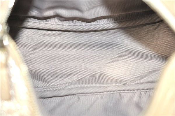 Authentic Louis Vuitton Monogram Shimmer Comete Silver M95817 LV J8979