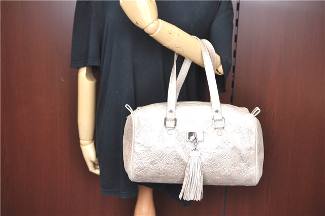 Authentic Louis Vuitton Monogram Shimmer Comete Silver M95817 LV J8979