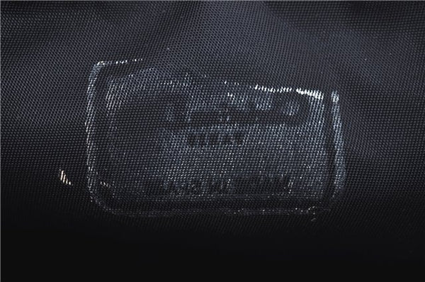 Authentic Christian Dior Trotter No.2 Vanity Bag Pouch PVC Enamel Black CD J8988