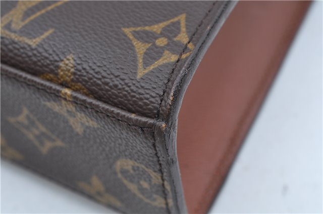 Authentic Louis Vuitton Monogram Malesherbes Hand Bag Purse M51379 LV J9020