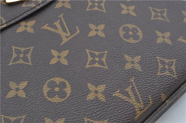 Authentic Louis Vuitton Monogram Malesherbes Hand Bag Purse M51379 LV J9020