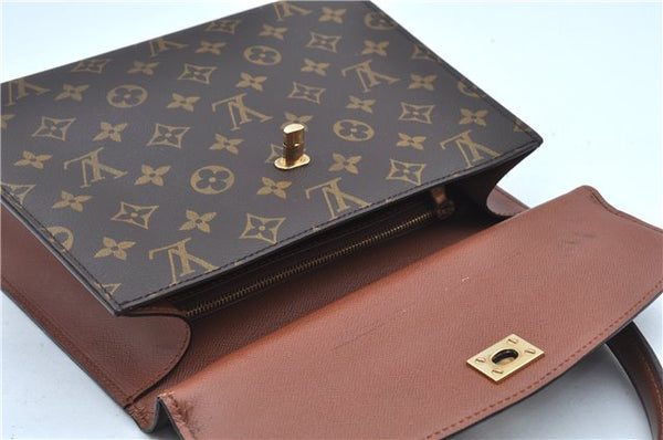 Authentic Louis Vuitton Monogram Malesherbes Hand Bag Purse M51379 LV J9020