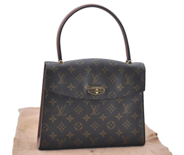 Authentic Louis Vuitton Monogram Malesherbes Hand Bag Purse M51379 LV J9027