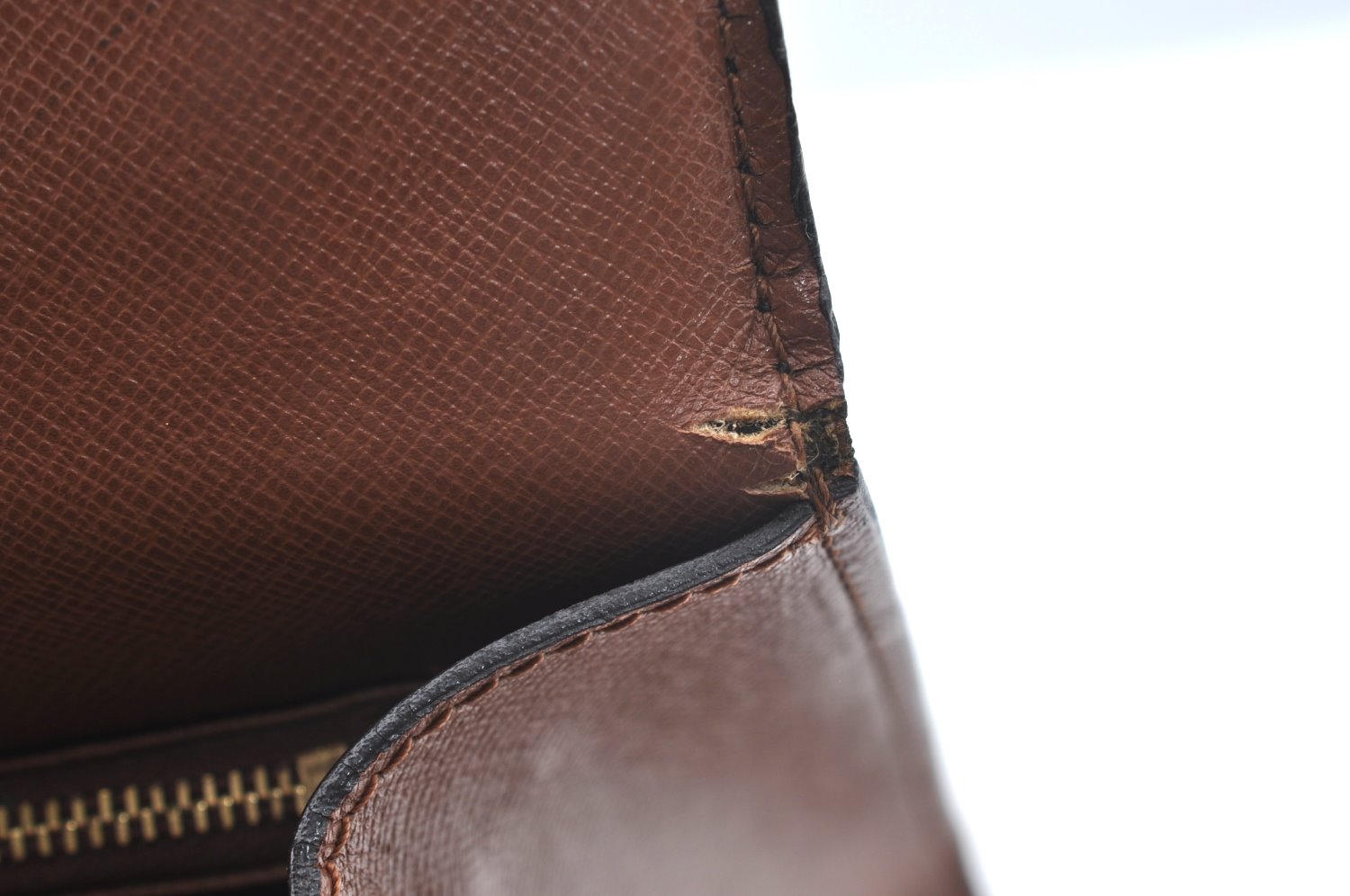 Authentic Louis Vuitton Monogram Malesherbes Hand Bag Purse M51379 LV J9027