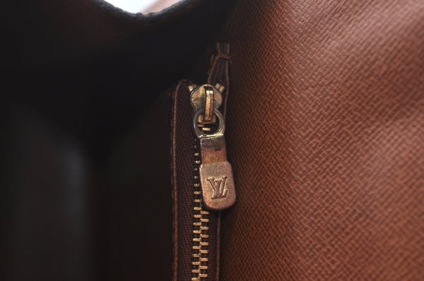Authentic Louis Vuitton Monogram Malesherbes Hand Bag Purse M51379 LV J9027