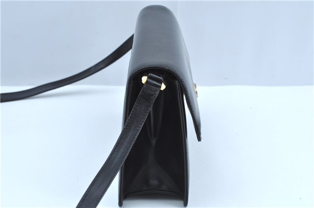 Authentic GUCCI Shoulder Cross Body Bag Purse Leather Black J9045