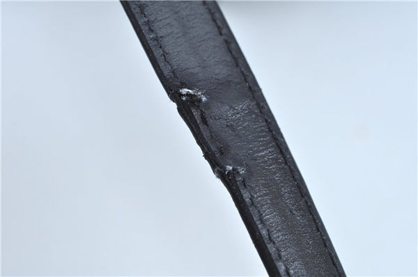 Authentic GUCCI Shoulder Cross Body Bag Purse Leather Black J9045