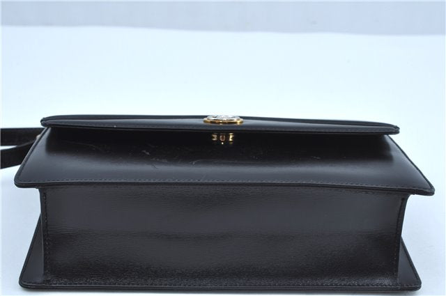 Authentic GUCCI Shoulder Cross Body Bag Purse Leather Black J9045