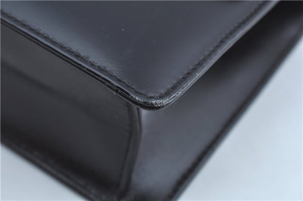 Authentic GUCCI Shoulder Cross Body Bag Purse Leather Black J9045