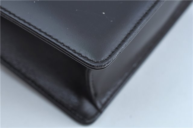 Authentic GUCCI Shoulder Cross Body Bag Purse Leather Black J9045