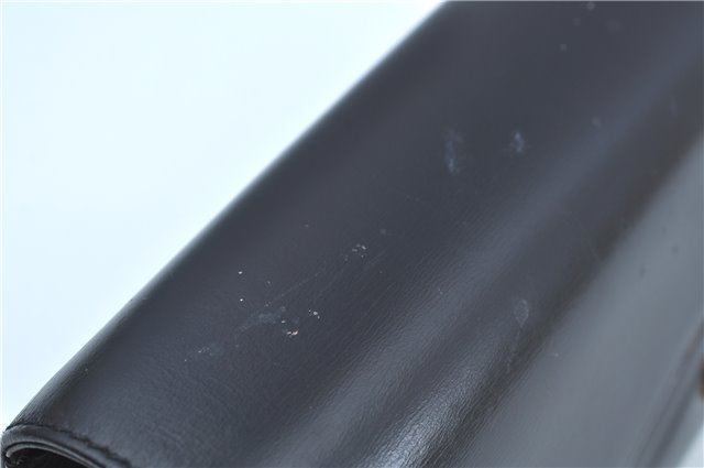 Authentic GUCCI Shoulder Cross Body Bag Purse Leather Black J9045