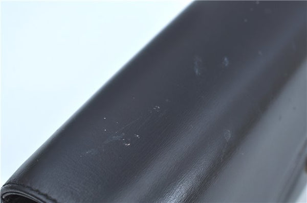 Authentic GUCCI Shoulder Cross Body Bag Purse Leather Black J9045